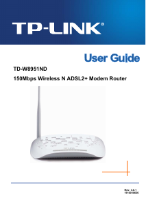 Handleiding TP-Link TD-W8951ND Router