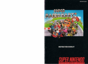 Manual Nintendo SNES Super Mario Kart