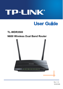 Manual TP-Link TL-WDR3500 Router