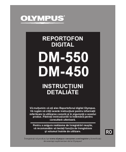 Manual Olympus DM-450 Reportofon