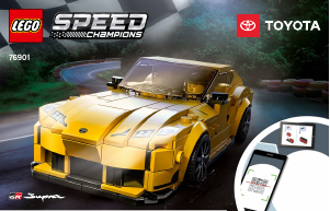 Manual Lego set 76901 Speed Champions Toyota GR Supra