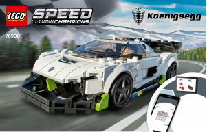 Manual de uso Lego set 76900 Speed Champions Koenigsegg Jesko