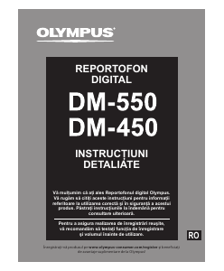 Manual Olympus DM-550 Reportofon