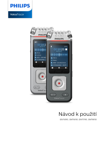 Manuál Philips DVT4110 Voice Tracer Audiozáznamník