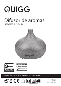 Manual de uso Quigg BS2W300-B Difusor de aroma