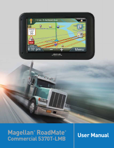 Handleiding Magellan RoadMate 5370T-LMB Navigatiesysteem