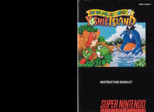 Manual Nintendo SNES Super Mario World 2 - Yoshis Island