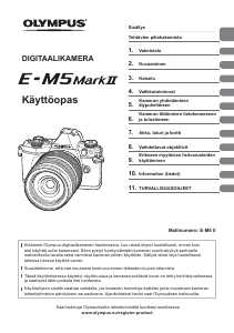 Käyttöohje Olympus E-M5 Mark II Digitaalikamera