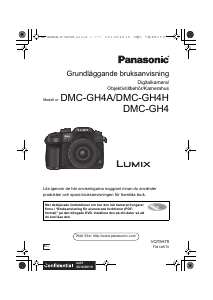 Bruksanvisning Panasonic DMC-GH4 Digitalkamera