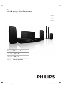 Manual Philips HTS3378 Home Theater System