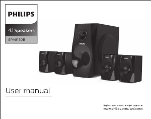 Manual Philips SPA8150B Speaker