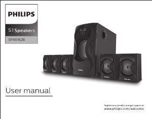 Handleiding Philips SPA5162B Luidspreker