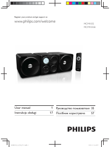 Instrukcja Philips MCM1055 Zestaw stereo