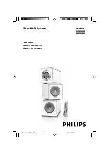 Manual de uso Philips MCM108 Set de estéreo