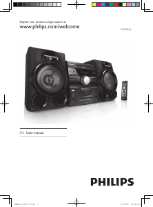 Manual Philips FWM462 Stereo-set