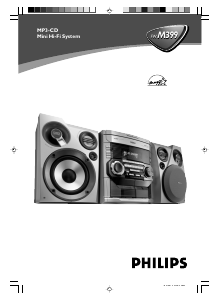 Manual Philips FWM399 Stereo-set