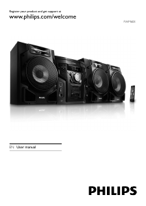 Manual Philips FWM603X Stereo-set