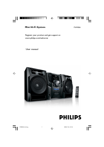 Manual Philips FWM206 Stereo-set