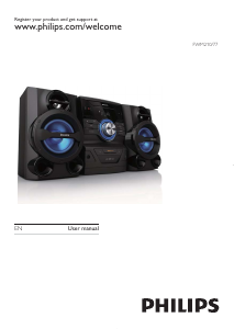 Manual Philips FWM210X Stereo-set