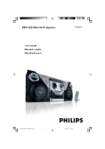 Manual de uso Philips FWM575 Set de estéreo