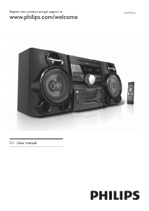 Manual Philips FWM452X Stereo-set