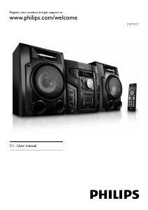 Manual Philips FWM417X Stereo-set