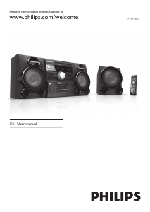 Manual Philips FWM653X Stereo-set