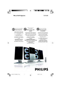 Manual Philips MCM298 Stereo-set