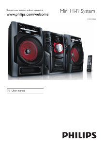 Manual Philips FWM208 Stereo-set