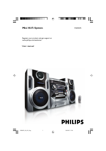 Manual Philips FWM375 Stereo-set