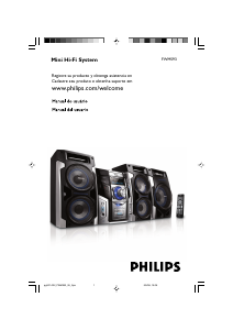 Manual de uso Philips FWM593 Set de estéreo
