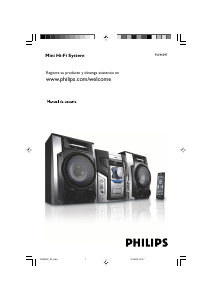 Manual de uso Philips FWM397X Set de estéreo