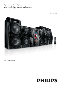 Manual Philips FWM997 Stereo-set