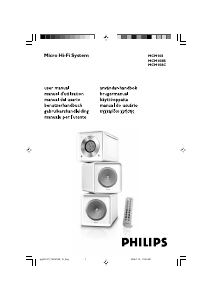 Käyttöohje Philips MCM108B Stereosetti