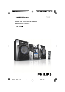 Manual Philips FWM397 Stereo-set