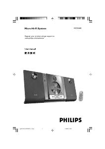 Manual Philips MCM240B Stereo-set