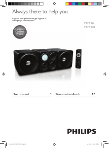 Manual Philips MCM1050B Stereo-set