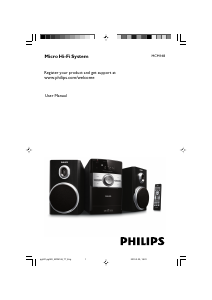 Manual Philips MCM148 Stereo-set