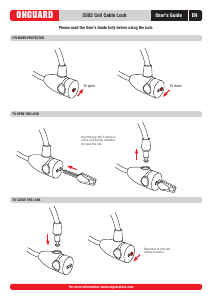 Handleiding OnGuard 5502 Fietsslot