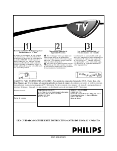 Manual de uso Philips 33PT5441 Televisor
