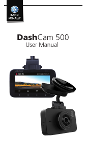 Manual Rand McNally DashCam 500 Action Camera