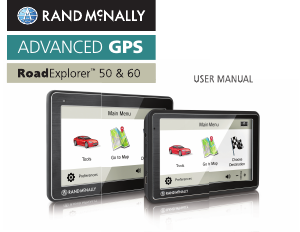 Manual Rand McNally RoadExplorer 60 Car Navigation