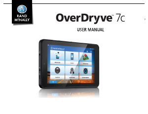 Handleiding Rand McNally OverDryve 7C Navigatiesysteem