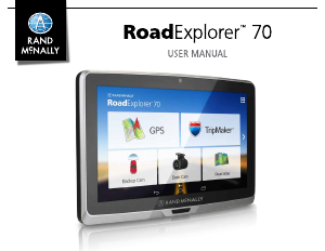 Manual Rand McNally RoadExplorer 70 Car Navigation