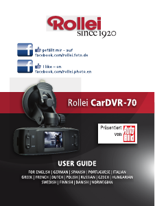 Handleiding Rollei CarDVR 70 Actiecamera