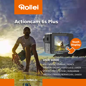 Manuál Rollei 6s Plus Akční kamera