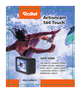 Käyttöohje Rollei 560 Touch Action-kamera