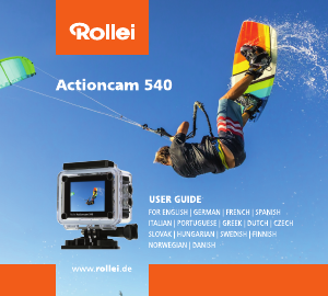 Manuál Rollei 540 Akční kamera