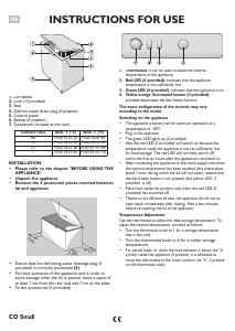 Manual Whirlpool WHM1011 Freezer
