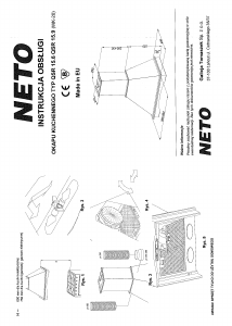 Instrukcja Neto QSR 15.6 Okap kuchenny